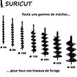 SURICUT - Mèche SEMI-PROFESSIONNELLE Ø 150 mm pour tarière thermique - vignette