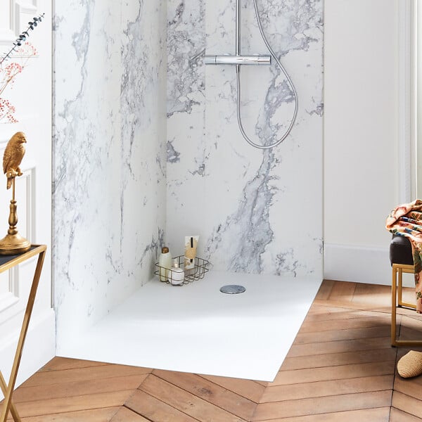 JACOB DELAFON - Receveur de douche 140 x 90 Ipso rectangle blanc - large