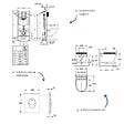 GROHE - Pack WC suspendu sans bride Start Round Ceramic  + abattant frein de chute + Bâti-support mur + Plaque blanc alpin - vignette