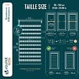 VOUNOT - Store enrouleur jour nuit double 80x150cm Gris - vignette