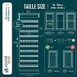 VOUNOT - Store enrouleur jour nuit double 55x150cm Blanc - vignette