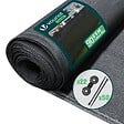VOUNOT - Brise vue occultant en HDPE 90g/m² 1.8x10m avec attaches de fixation anthracite - vignette