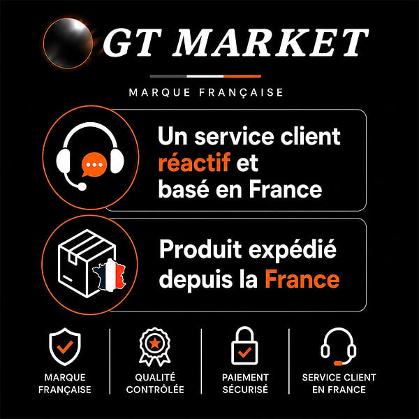GT MARKET - Guide 35 cm (14 pouces) - Compatible tronçonneuses HUSQVARNA - large
