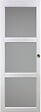 GD MENUISERIES - Porte Coulissante Kenya blanc Vitrée H204 x L73 cm, Coquilles - vignette