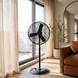 GARLAND - Ventilateur sur pied GARLAND TURBO 24P-V23 Noir - vignette