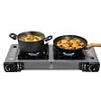 INTEC - Réchaud à Gaz 2 Feux 3800W Allumage Piezo + 8 Cartouches gaz Butane - Cuisinière à gaz Portable Camping Cuisine Extérieure INTEC - vignette
