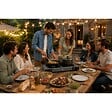 INTEC - Réchaud à Gaz 2 Feux 3800W Allumage Piezo + 8 Cartouches gaz Butane - Cuisinière à gaz Portable Camping Cuisine Extérieure INTEC - vignette