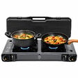 INTEC - Réchaud à Gaz 2 Bruleurs 3800W Fonctionne avec Cartouche de gaz Un2037- Plaque de cuisson Portable Camping INTEC - vignette