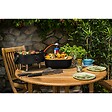 SAHARA - Barbecue à Gaz Portable Compact 2,7kW Grille Fonte Mini Barbecue de Table Noir Kit Planche à Découper Bois 2/4 Personnes Sahara - vignette