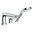 HANSGROHE - Mitigeur 3 trous Talis E baignoire Chromé avec Corps encastré - vignette