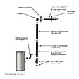 INTERSTOVES - Pack Poêle à granules HYDRO ELIO 13 Etanche + Kit Conduit Ventouse (sortie façade) - - vignette