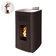 INTERSTOVES - Pack Poêle à granules HYDRO ELIO 13 Etanche + Kit Conduit Vertical 80/125 - - vignette