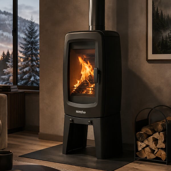 NORDFLAM - Poêle à bois NORDFLAM - KATANIA 6 kW en Fonte - - large