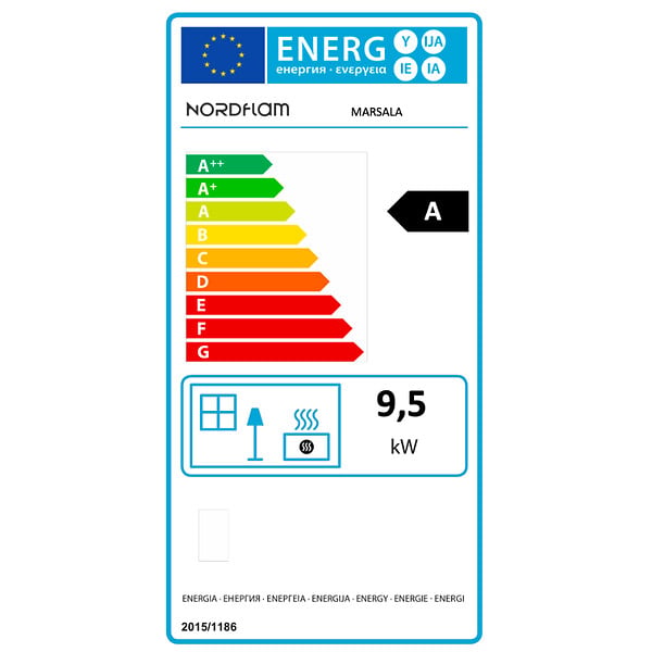 NORDFLAM - Poêle à bois NORDFLAM - MARSALA 10 kW - - large