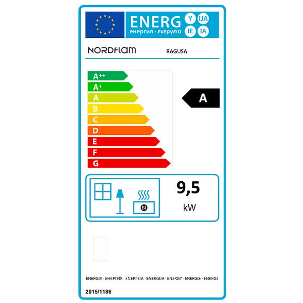 NORDFLAM - Poêle à bois NORDFLAM - RAGUSA 10 kW - - large