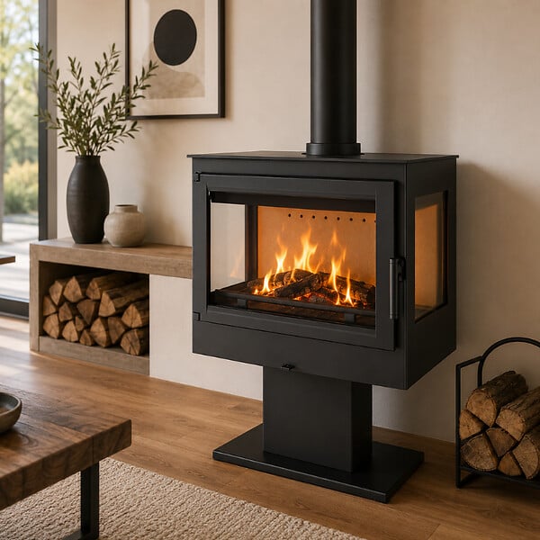 NORDFLAM - Poêle à bois NORDFLAM - RAGUSA 10 kW - - large