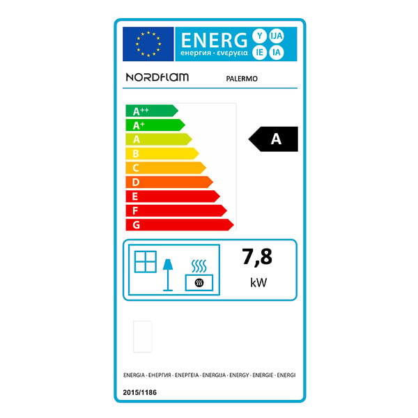 NORDFLAM - Poêle à bois NORDFLAM - PALERMO 8 kW en Fonte - - large
