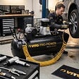 VITO - Compresseur d'air 300L 10Bar 4kW 500L/min + 5 Outils pneumatiques Kit Complet Gonflage Soufflage Peinture Garage Atelier VITO - vignette