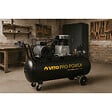 VITO - Compresseur d'air 200L 10Bar 3kW 400L/min + 5 Outils pneumatiques Kit Complet Gonflage Soufflage Peinture Garage Atelier VITO - vignette