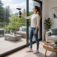 ITOOLS - Kit Nettoyeur de Vitres Sans Fil Lave-Vitre Électrique Rechargeable 150ml 30min Raclette 280mm Pulvérisateur & Microfibre Itools - vignette