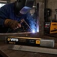 VITO - Lot 50 Electrodes Rutiles 3.2x350mm E6013 Soudure AC/DC Acier au Carbone Amorçage Facile Arc Stable Réparation Serrurerie VITO - vignette
