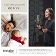 TECTAKE - Lot 8 panneaux acoustiques muraux en en mdf chêne noir absorption acoustique 76x62x1 cm - vignette