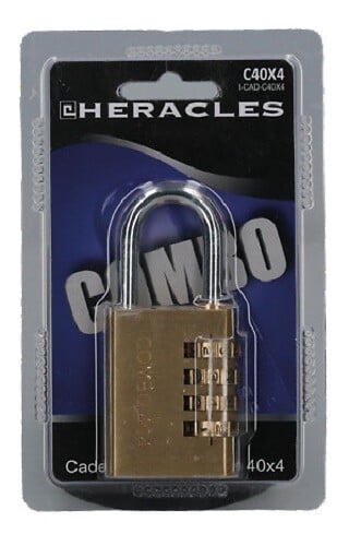 HERACLES - Cadenas à  combinaison COMBO C40X4 - HERACLES - I-CAD-C40X4 - large