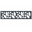 MCCOVER - PANNEAU ALU DECOR FEUILLES L 176cm / l 42,8cm pour clôture LARKO Gris anthracite RAL 7016, l.42,8cm, L.176cm - vignette