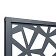 MCCOVER - PANNEAU ALU POUR CLOTURE DECOR POLYGONES L 176cm / l 42,8cm Gris anthracite RAL 7016, l.42,8cm, L.176cm - vignette