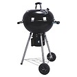 INTEC - Barbecue à Charbon de Bois sur Trépied Ø57cm Grille Cuisson & Couvercle Thermostat Bac à cendres Barbecue rond 2 roues INTEC - vignette