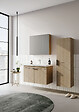HABITAT ET JARDIN - Meuble Vasque "Desna 80" - 80 x 45 x 58 cm - Sonomo Oak - vignette
