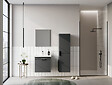 HABITAT ET JARDIN - Meuble Vasque "Desna 60" - 60 x 45 x 58 cm - Matte Anthracite - vignette