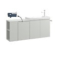 HABITAT ET JARDIN - Meuble Vasque "Ferla 110" - 110 x 22 x 45 cm - Matte Cashmere - vignette