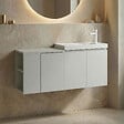 HABITAT ET JARDIN - Meuble Vasque "Ferla 110" - 110 x 22 x 45 cm - Matte Cashmere - vignette