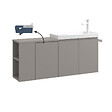 HABITAT ET JARDIN - Meuble Vasque "Ferla 110" - 110 x 22 x 45 cm - Matte Mink - vignette