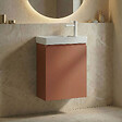 HABITAT ET JARDIN - Meuble Vasque "Ferla 40" - 40 x 22 x 50 cm - Matte Cinnamon - vignette