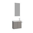 HABITAT ET JARDIN - Ensemble Meuble Vasque avec Miroir (2 Pièces) "Ferla 60" - 60 x 22 x 50 cm - Matte Mink - vignette