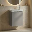 HABITAT ET JARDIN - Meuble Vasque "Ferla 40" - 40 x 22 x 50 cm - Matte Mink - vignette