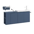 HABITAT ET JARDIN - Meuble Vasque "Ferla 110" - 110 x 22 x 45 cm - Petrol Blue - vignette
