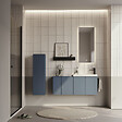 HABITAT ET JARDIN - Meuble Vasque "Ferla 110" - 110 x 22 x 45 cm - Petrol Blue - vignette