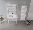 HABITAT ET JARDIN - Ensemble Meuble Vasque avec Miroir (2 Pièces) "Arno 85" - 85 x 45 x 52 cm - White - vignette