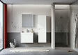 HABITAT ET JARDIN - Ensemble Meuble Vasque avec Miroir (2 Pièces) "Arno 65" - 65 x 45 x 52 cm - White - vignette