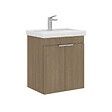 HABITAT ET JARDIN - Meuble Vasque "Desna 50" - 50 x 38 x 58 cm - Sonomo Oak - vignette