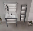 HABITAT ET JARDIN - Meuble Vasque "Desna 100" - 100 x 45 x 58 cm - Matte Anthracite - vignette