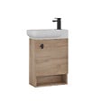 HABITAT ET JARDIN - Meuble Vasque "Begonya 55" - 53 x 33 x 75 cm - Oak - vignette