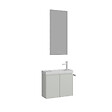 HABITAT ET JARDIN - Ensemble Meuble Vasque avec Miroir (2 Pièces) "Ferla 60" - 60 x 22 x 50 cm - Matte Cashmere - vignette