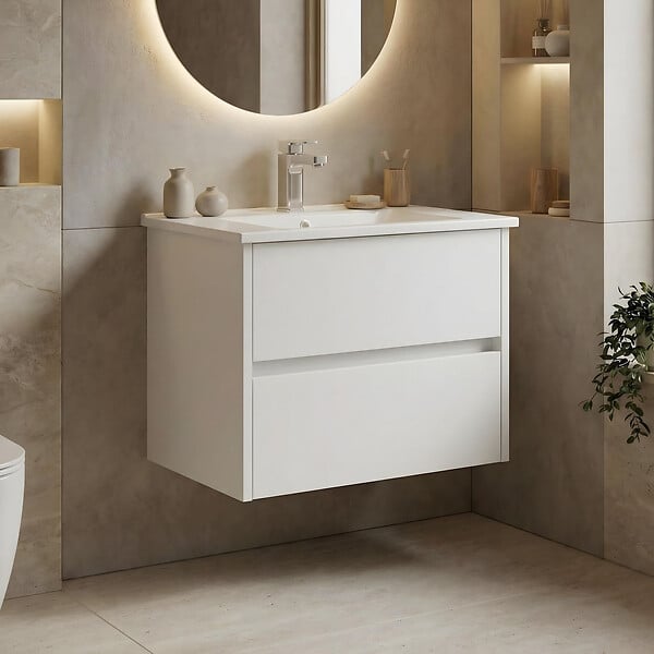 HABITAT ET JARDIN - Meuble Vasque "Arno 65" - 65 x 45 x 52 cm - White - large