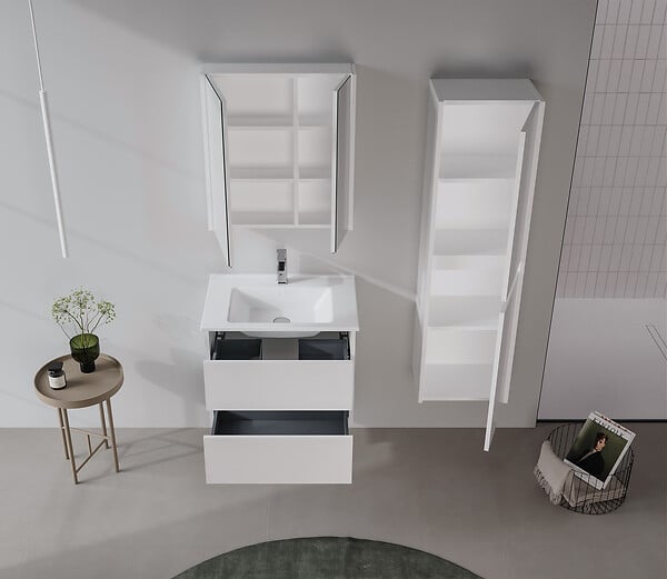 HABITAT ET JARDIN - Meuble Vasque "Arno 65" - 65 x 45 x 52 cm - White - large