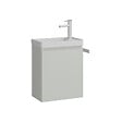 HABITAT ET JARDIN - Meuble Vasque "Ferla 40" - 40 x 22 x 50 cm - Matte Cashmere - vignette