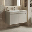 HABITAT ET JARDIN - Meuble Vasque "Arno 85" - 85 x 45 x 52 cm - Cashmere - vignette